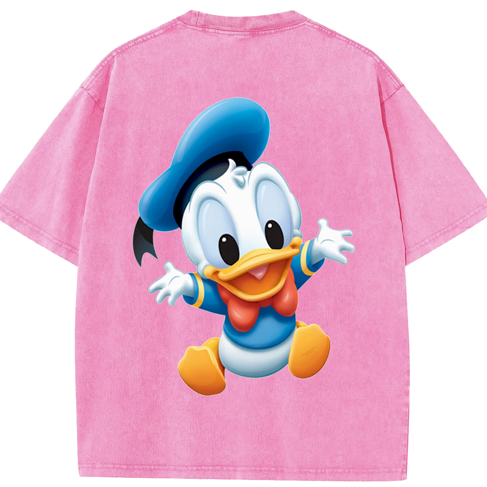 （画像用） ミッキーマウス Mickey Mouse 綿100% ヴィンテージ風 半袖Tシャツ（背面プリント）